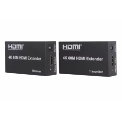 Приемо/передатчик видеосигнала HDMI по витой паре AI, 4K HD Extender 60m