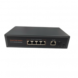 Сетевое оборудование Коммутатор с PoE AI PoE Switch, AI-G0411GB-C