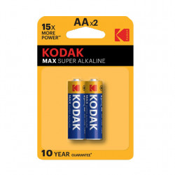 Блок питания Батарейки KODAK, LR6 BL2 MAX (AA) (KAA-2) (2 шт.)